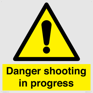 Danger shooting in progress